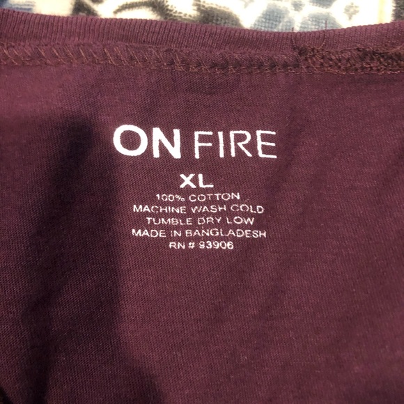 On Fire Long Sleeve “NOPE” Shirt - Picture 3 of 3